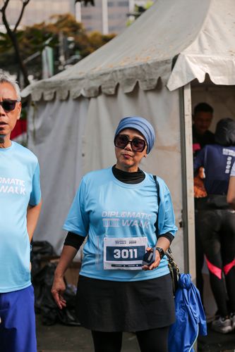 Race photo from KEMLU RUN 2025
