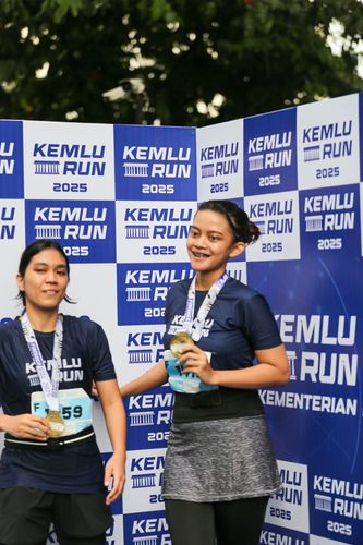 Race photo from KEMLU RUN 2025