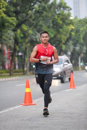 Race photo from KEMLU RUN 2025