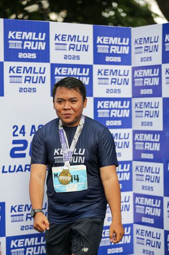 Race photo from KEMLU RUN 2025