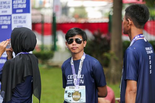 Race photo from KEMLU RUN 2025