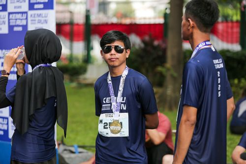 Race photo from KEMLU RUN 2025