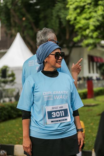 Race photo from KEMLU RUN 2025