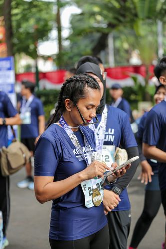 Race photo from KEMLU RUN 2025