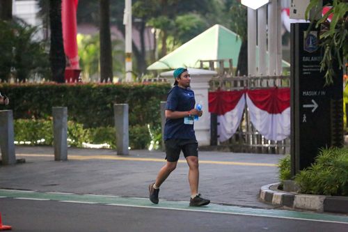 Race photo from KEMLU RUN 2025