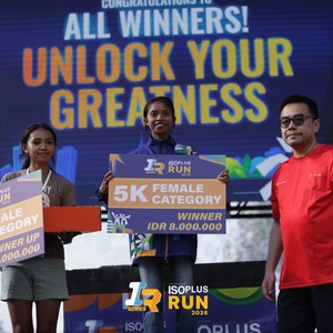 Race photo from ISOPLUS RUN 2026 - JAKARTA