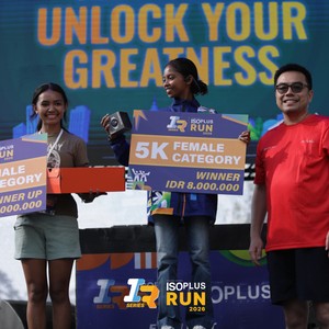 Race photo from ISOPLUS RUN 2026 - JAKARTA