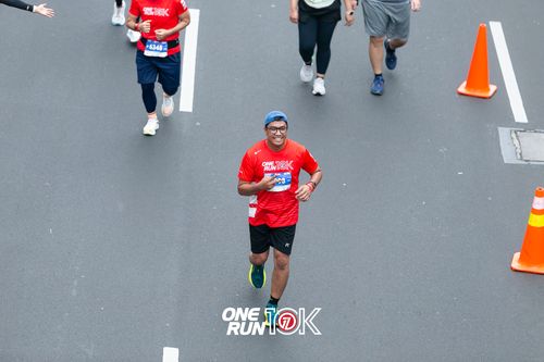 Race photo from ONE RUN 10K 2025