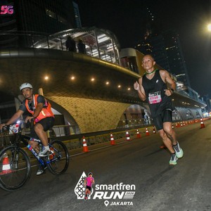 Race photo from SMARTFREN RUN 2026
