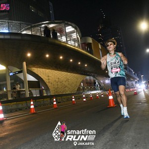 Race photo from SMARTFREN RUN 2026