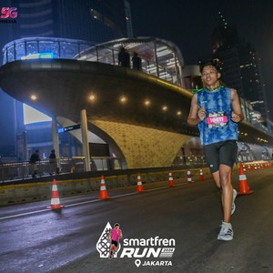 Race photo from SMARTFREN RUN 2026
