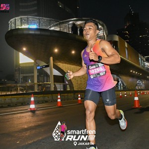 Race photo from SMARTFREN RUN 2026