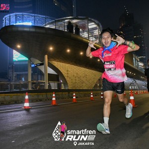 Race photo from SMARTFREN RUN 2026