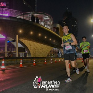 Race photo from SMARTFREN RUN 2026