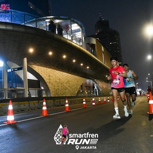 Race photo from SMARTFREN RUN 2026