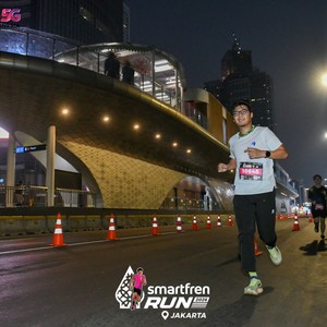 Race photo from SMARTFREN RUN 2026