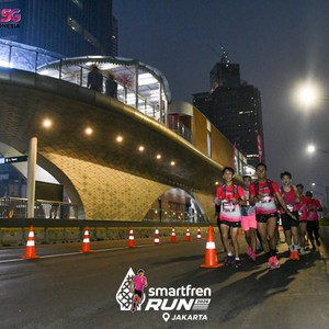 Race photo from SMARTFREN RUN 2026
