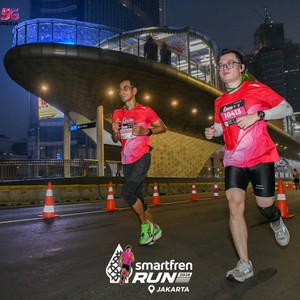 Race photo from SMARTFREN RUN 2026