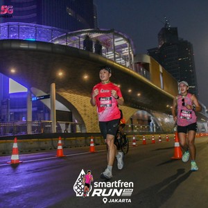 Race photo from SMARTFREN RUN 2026