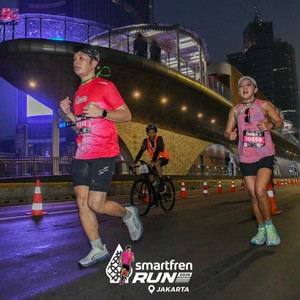 Race photo from SMARTFREN RUN 2026