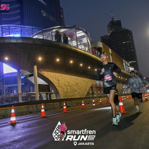 Race photo from SMARTFREN RUN 2026