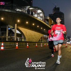 Race photo from SMARTFREN RUN 2026