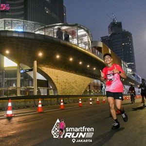 Race photo from SMARTFREN RUN 2026