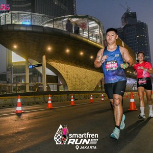 Race photo from SMARTFREN RUN 2026