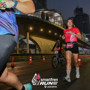 Race photo from SMARTFREN RUN 2026