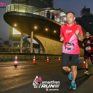 Race photo from SMARTFREN RUN 2026