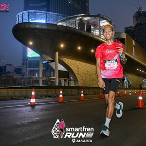 Race photo from SMARTFREN RUN 2026