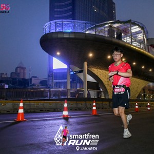 Race photo from SMARTFREN RUN 2026
