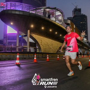 Race photo from SMARTFREN RUN 2026
