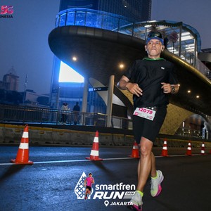 Race photo from SMARTFREN RUN 2026