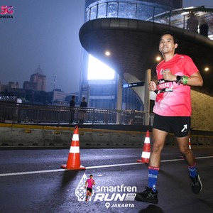 Race photo from SMARTFREN RUN 2026