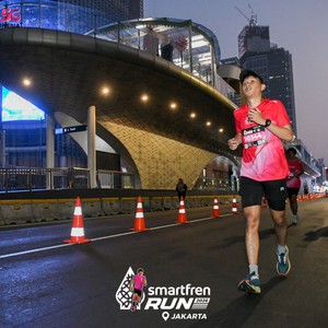 Race photo from SMARTFREN RUN 2026
