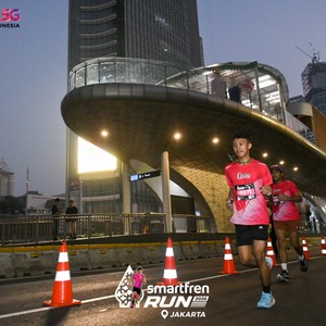 Race photo from SMARTFREN RUN 2026