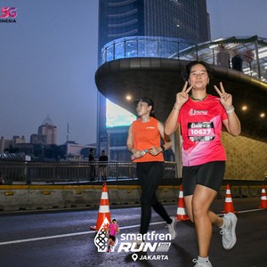 Race photo from SMARTFREN RUN 2026