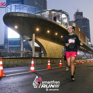 Race photo from SMARTFREN RUN 2026