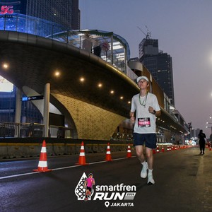 Race photo from SMARTFREN RUN 2026