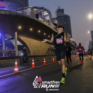 Race photo from SMARTFREN RUN 2026