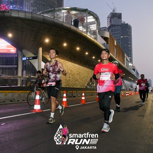 Race photo from SMARTFREN RUN 2026