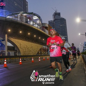 Race photo from SMARTFREN RUN 2026