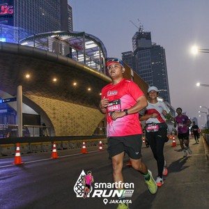 Race photo from SMARTFREN RUN 2026