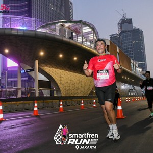 Race photo from SMARTFREN RUN 2026