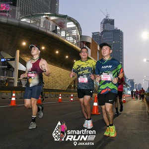 Race photo from SMARTFREN RUN 2026