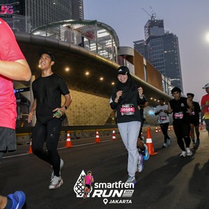 Race photo from SMARTFREN RUN 2026