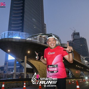 Race photo from SMARTFREN RUN 2026