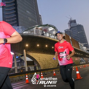 Race photo from SMARTFREN RUN 2026