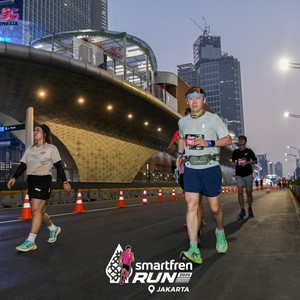 Race photo from SMARTFREN RUN 2026
